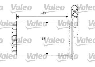 Radiateur de chauffage VALEO 812157