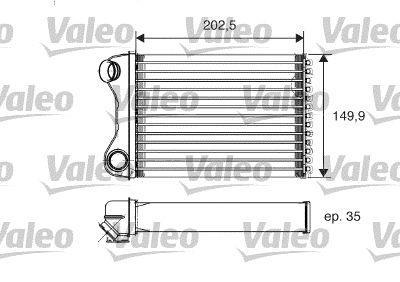Radiador de calefacción VALEO ref. 812211