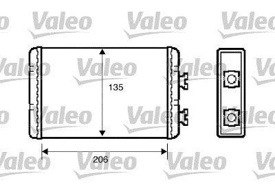 Radiador de calefacción VALEO ref. 812220