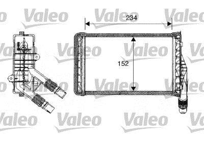 Radiateur de chauffage VALEO 812223