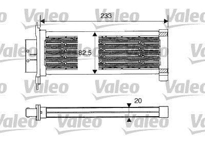 Resistência do ventilador do ar da cabina VALEO ref. 812235