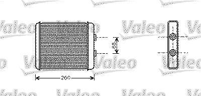 Radiateur de chauffage VALEO 812284