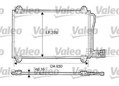 Condensador, aire acondicionado VALEO ref. 816891