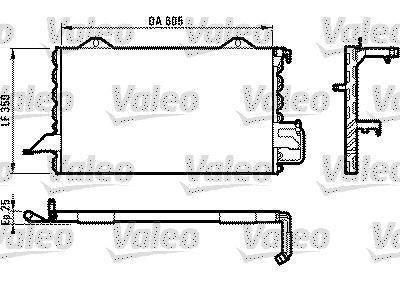 Condenseur, climatisation (Radiateur de climatisation) VALEO ref. 816976