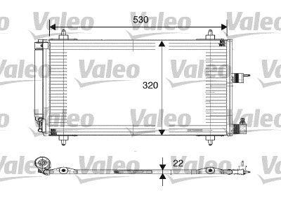 Condensador, aire acondicionado VALEO ref. 817508