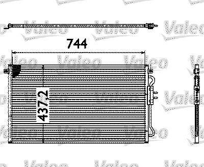 Condensador, aire acondicionado VALEO ref. 817582