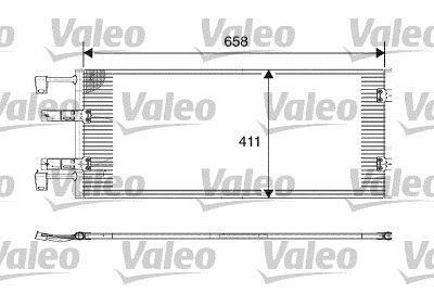 Condenseur, climatisation (Radiateur de climatisation) VALEO ref. 817645