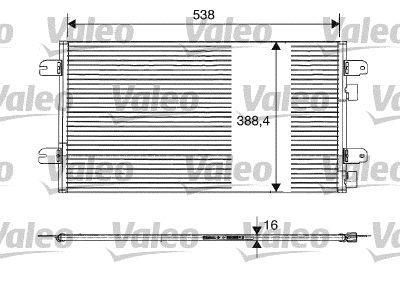 Condensador, aire acondicionado VALEO ref. 817701