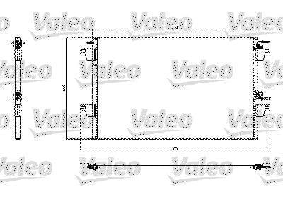 Condenseur, climatisation VALEO 817731