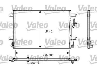 Condensador, aire acondicionado VALEO ref. 817741