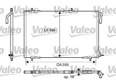 Condensador, aire acondicionado VALEO ref. 818000