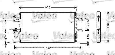 Condenseur, climatisation (Radiateur de climatisation) VALEO ref. 818030