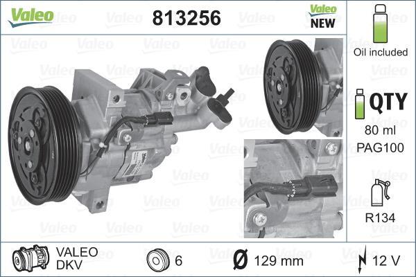 Compressor de climatização VALEO ref. 813256