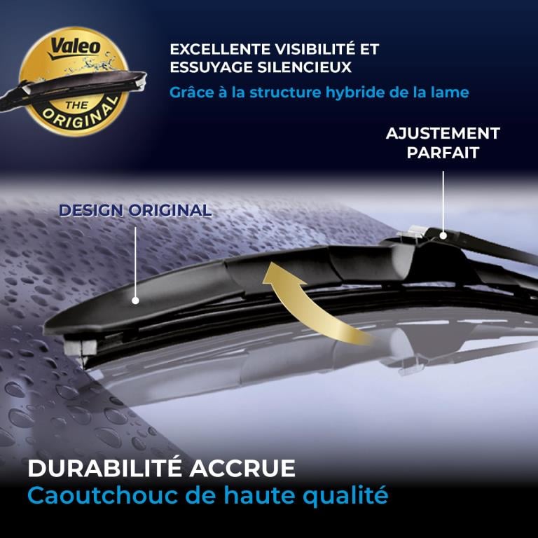 Balai d'essuie-glace (Essuie glace) VALEO VH129 - ref. 574729