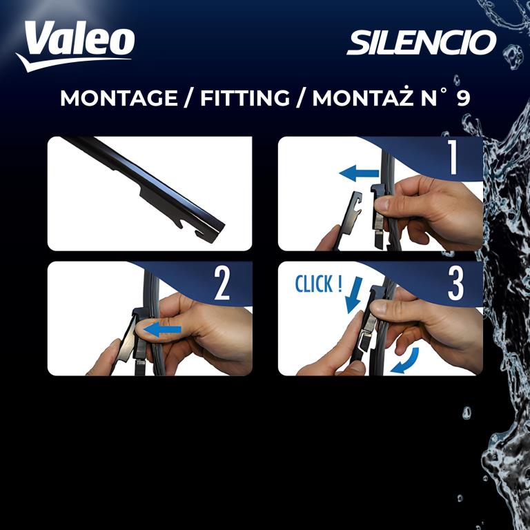 Balai d'essuie-glace (Essuie glace) VALEO VF854 - ref. 577854