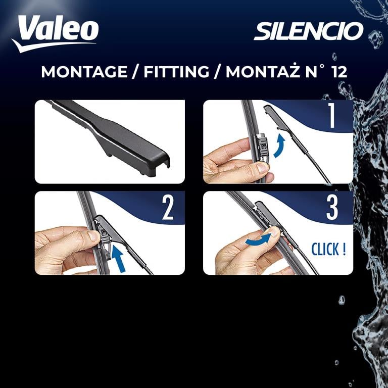 Balai d'essuie-glace (Essuie glace) VALEO VF942 - ref. 577942