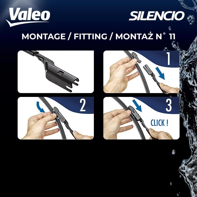 Balai d'essuie-glace (Essuie glace) VALEO VF934 - ref. 577934