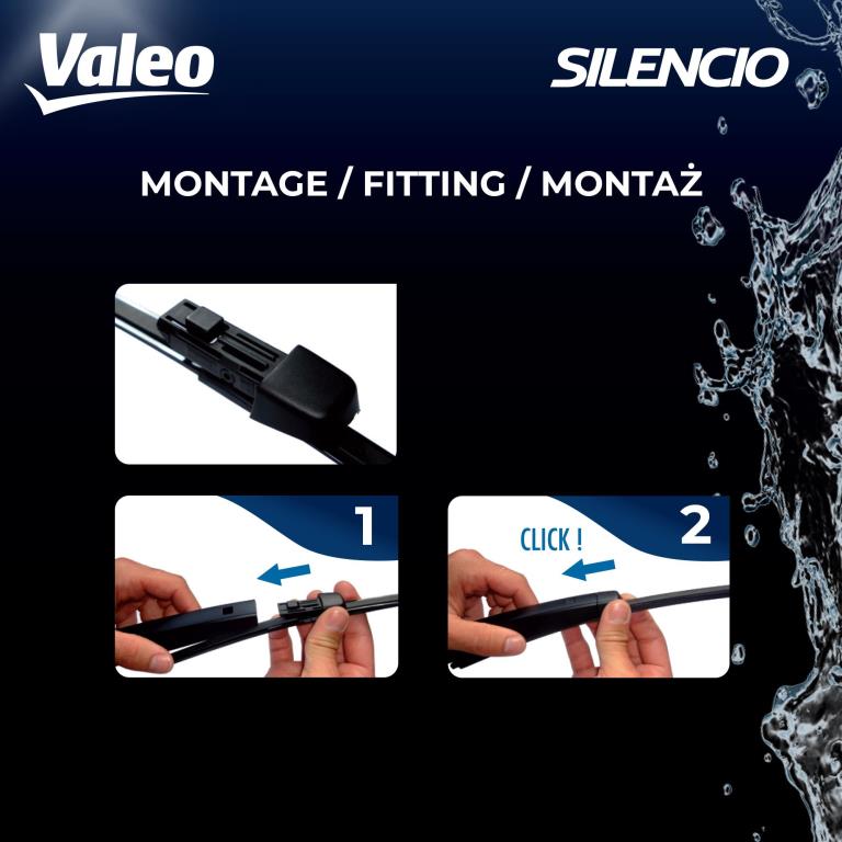 Balai d'essuie-glace (Essuie glace) VALEO VR267 - ref. 574615