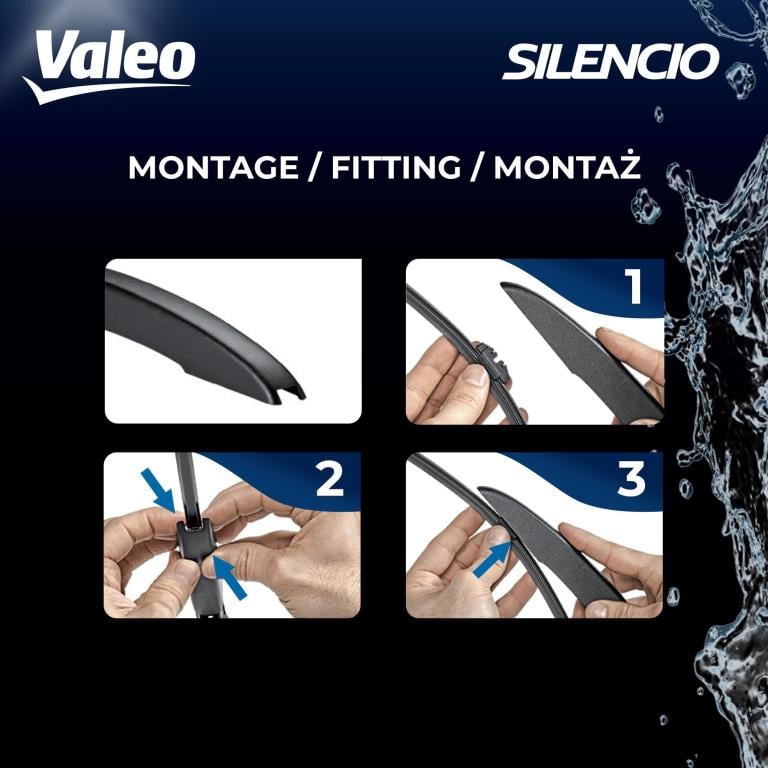 Balai d'essuie-glace (Essuie glace) VALEO VR300 - ref. 574593