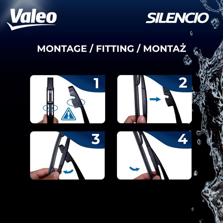 Balai d'essuie-glace (Essuie glace) VALEO VR54 - ref. 574199