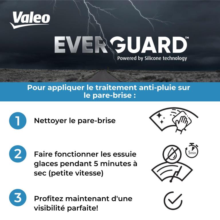 Balai d'essuie-glace (Essuie glace) VALEO ref. 566008