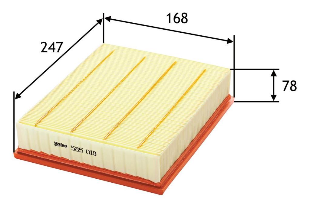 Filtro de aire (de coche) VALEO ref. 585018