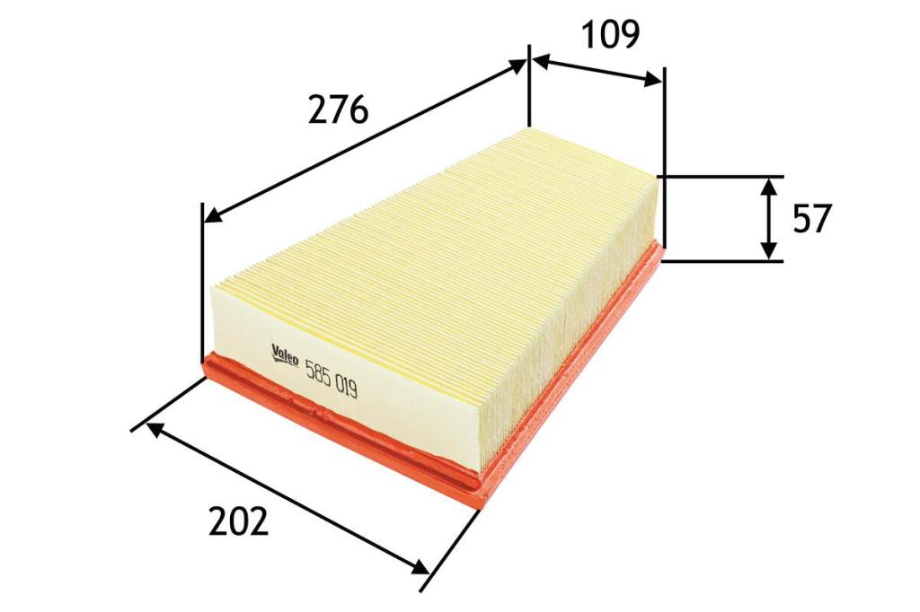 Filtre à air VALEO ref. 585019