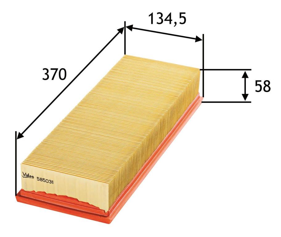 Filtro de ar VALEO ref. 585031