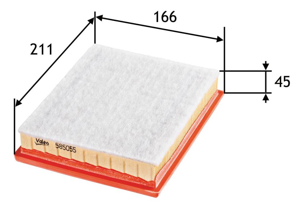 Filtro de ar VALEO ref. 585055