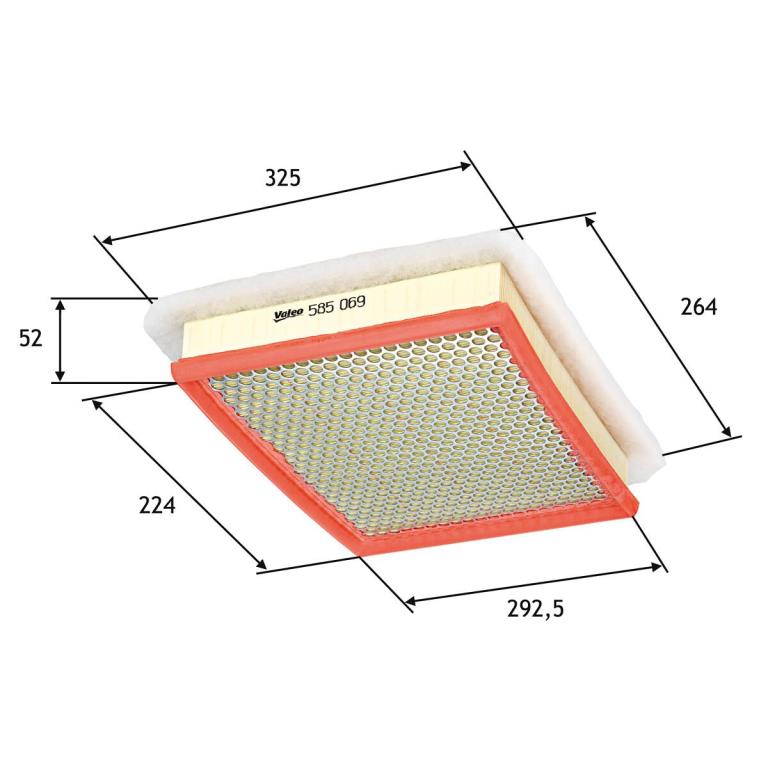 Filtre à air VALEO ref. 585069