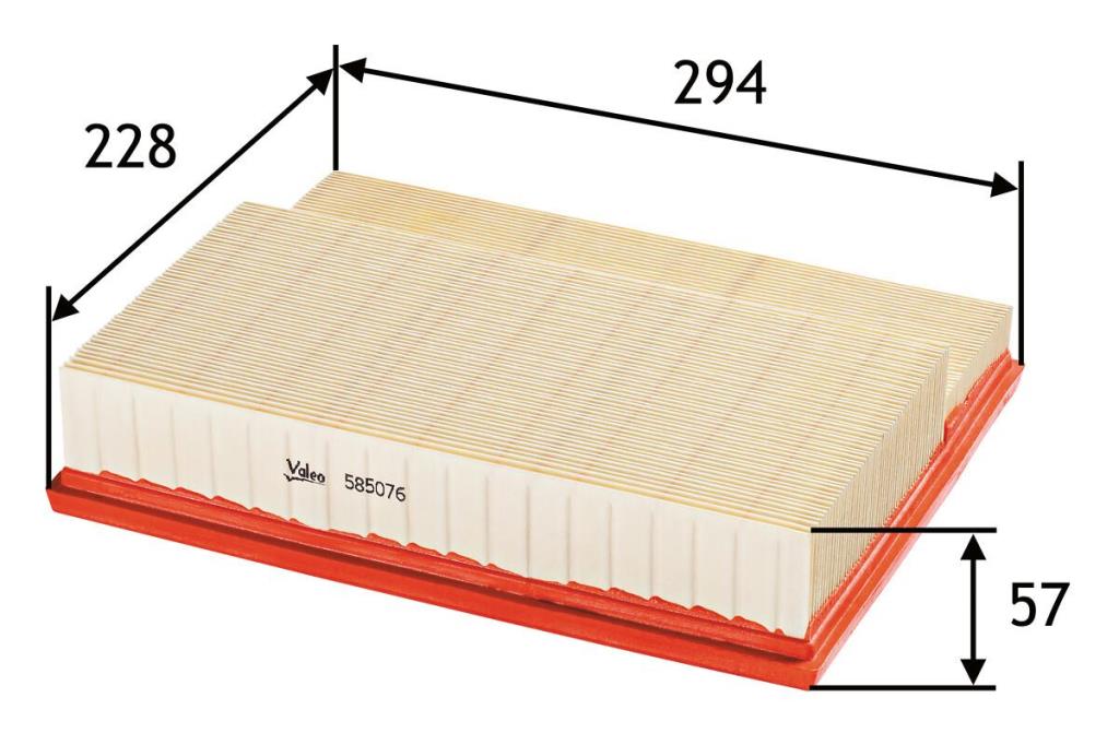 Filtro de ar VALEO 585076