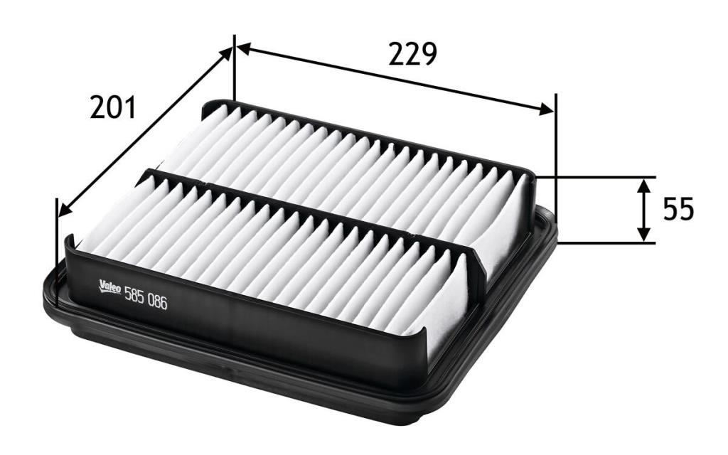 Filtro de aire (de coche) VALEO ref. 585086