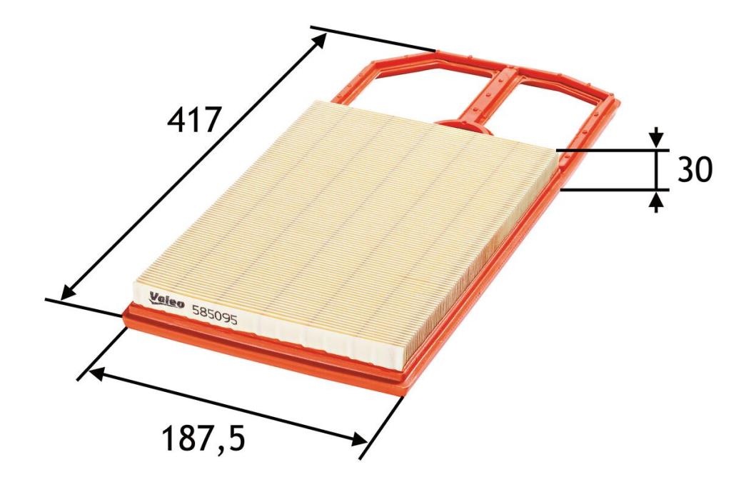 Filtre à air VALEO ref. 585095