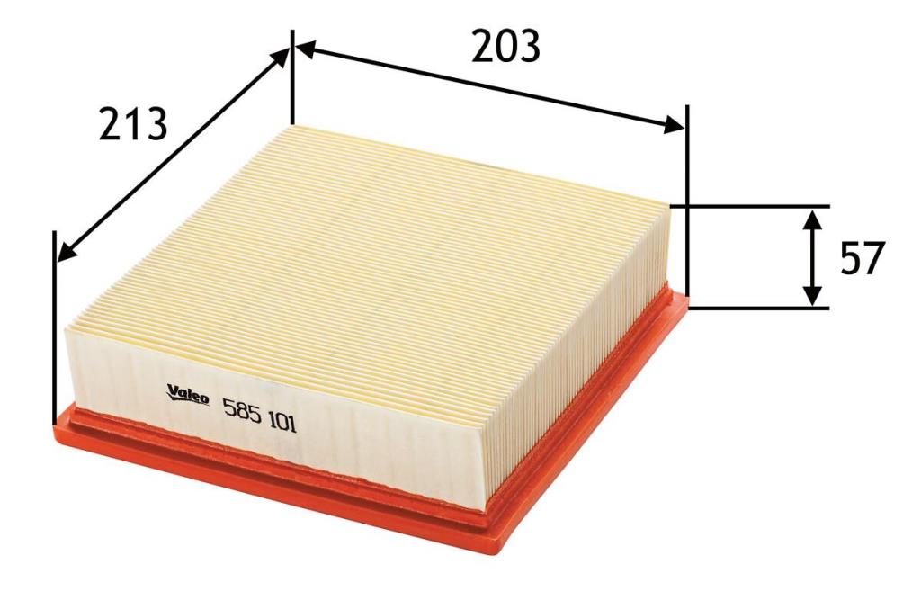 Filtre à air VALEO ref. 585101