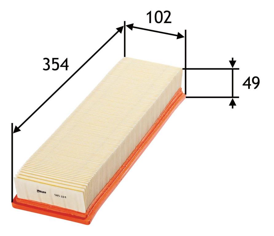 Filtre à air VALEO ref. 585114