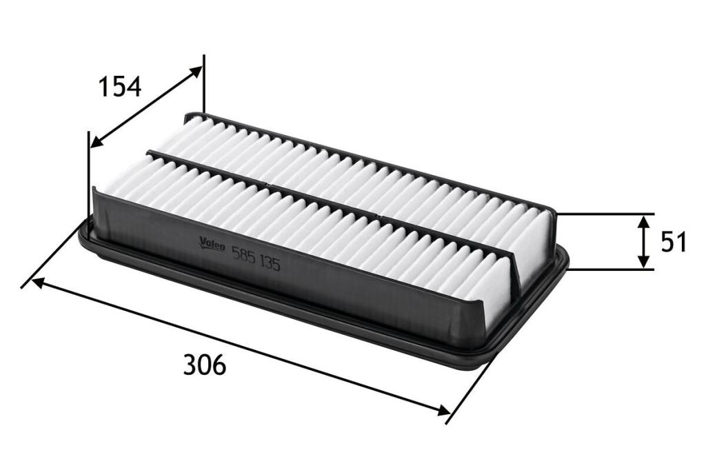 Filtro de ar VALEO 585135