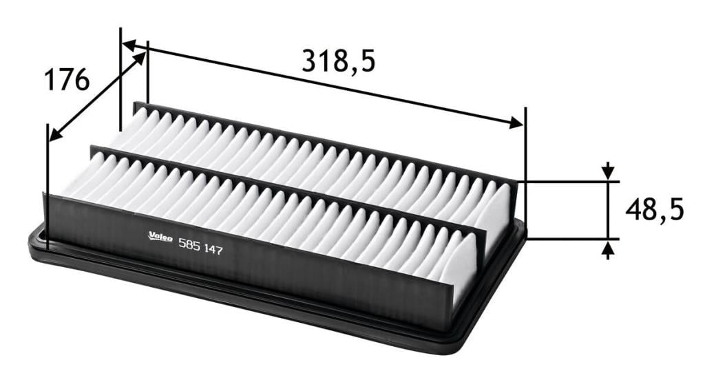 Filtre à air VALEO ref. 585147