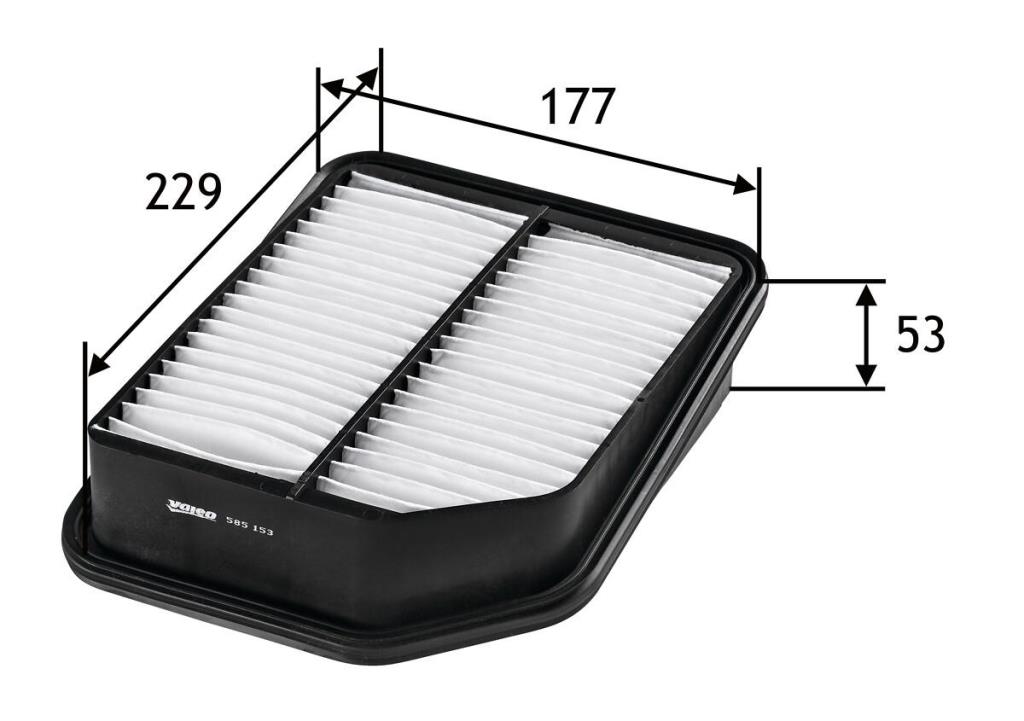 Filtre à air VALEO ref. 585153
