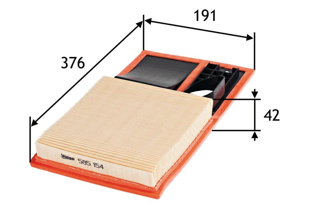 Filtre à air VALEO ref. 585154