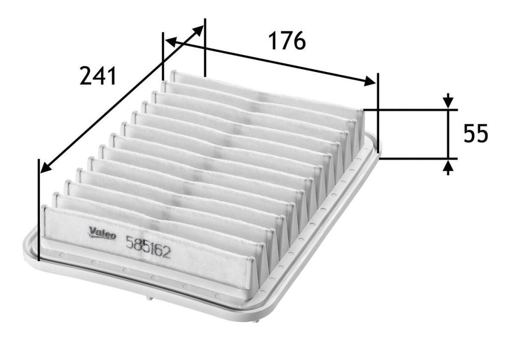 Filtro de ar VALEO 585162