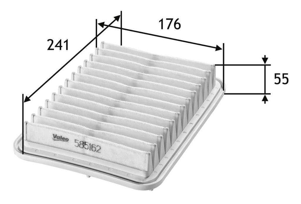 Filtro de ar VALEO 585162