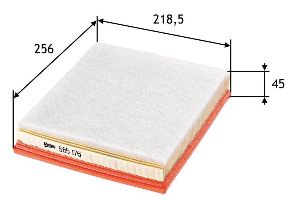 Filtro de ar VALEO 585176