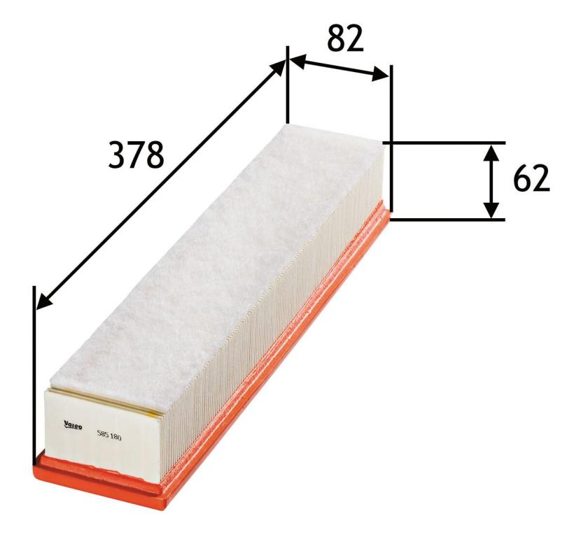 Filtre à air VALEO ref. 585180