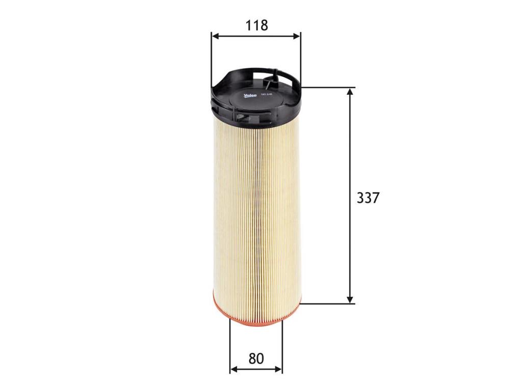 Filtro de aire (de coche) VALEO 585648