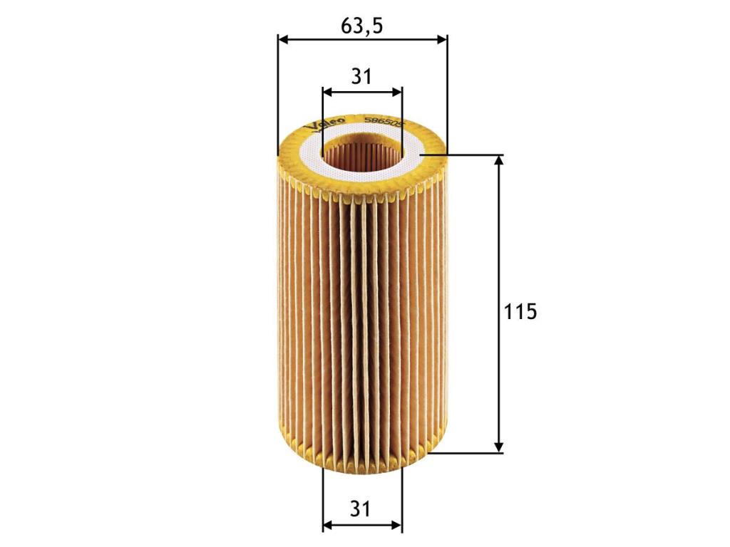 Filtro de aceite VALEO ref. 586505