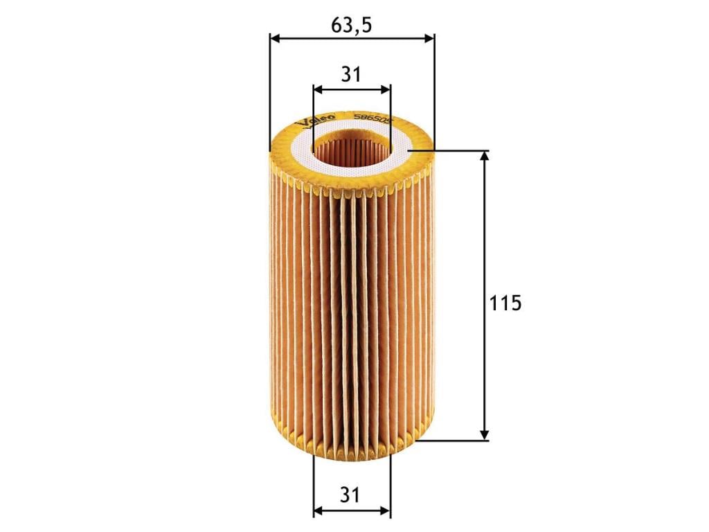 Filtro de aceite VALEO ref. 586505
