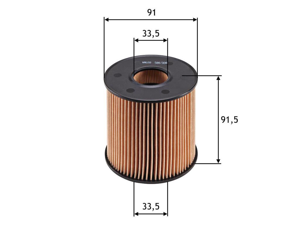 Filtro de aceite VALEO ref. 586508