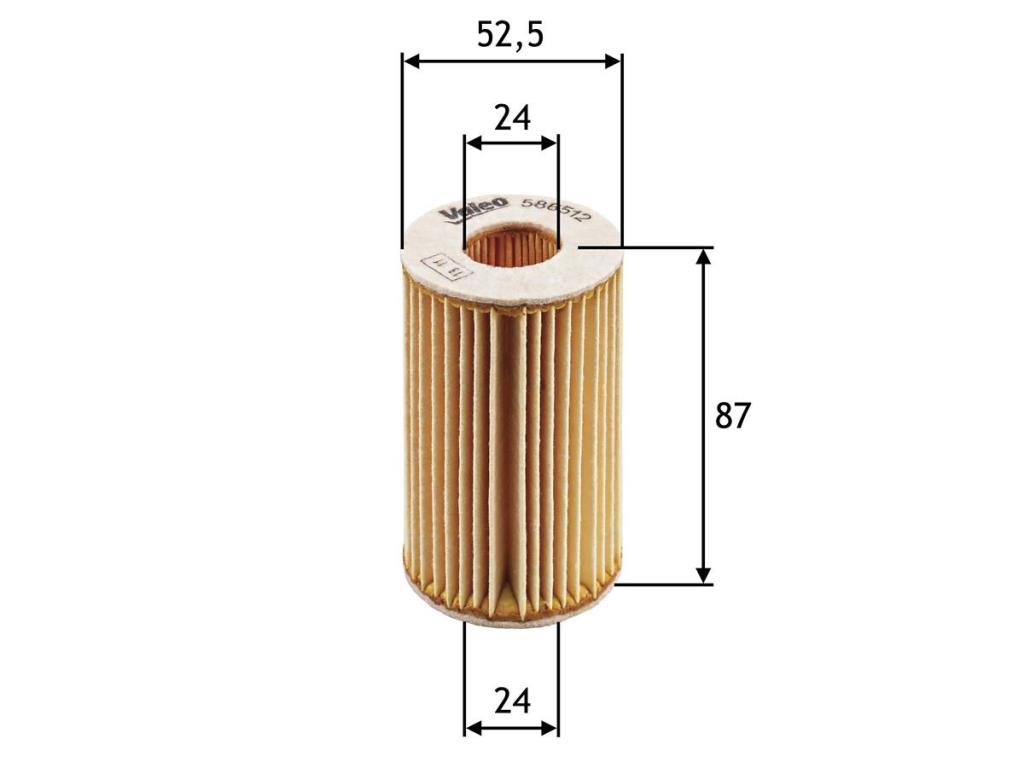 Filtro de aceite VALEO ref. 586512