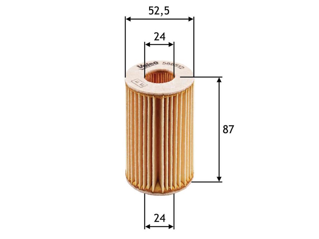 Filtro de aceite VALEO ref. 586512