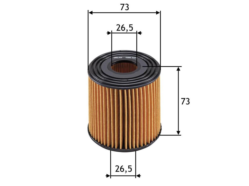 Filtro de aceite VALEO 586523